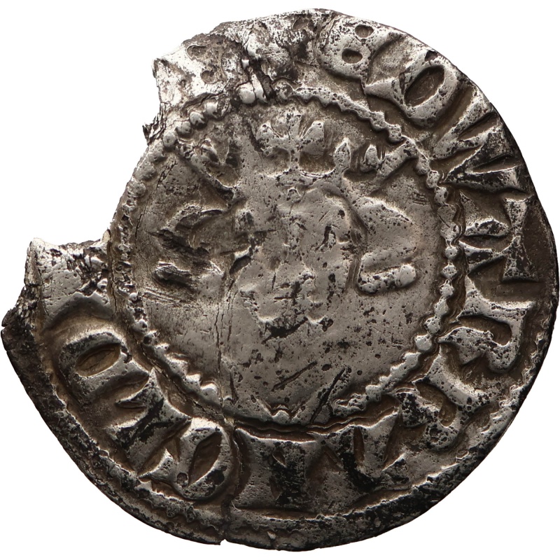 1279 - 1307 England Edward I Penny Coin Silver Canterbury Mint