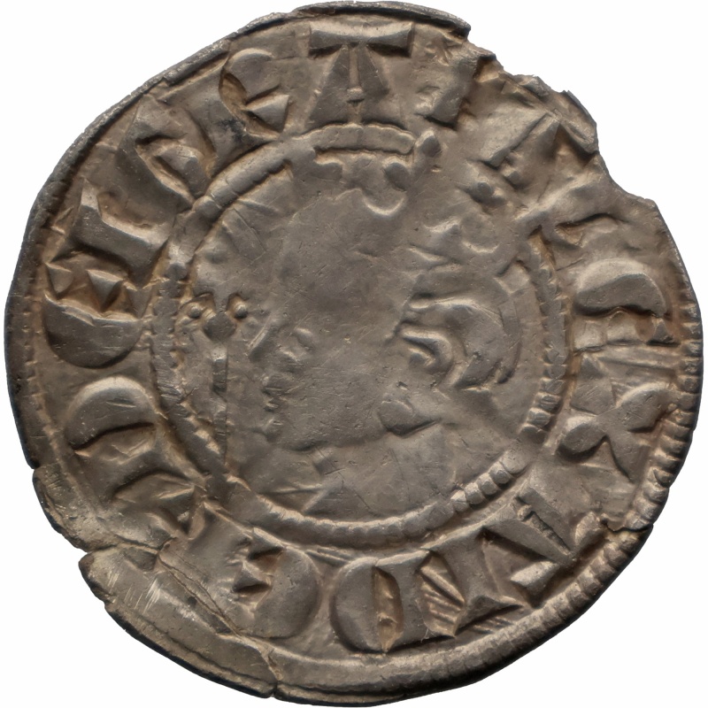 1280-1286 Penny Alexander III Scotland Coin 2nd Coinage Class D