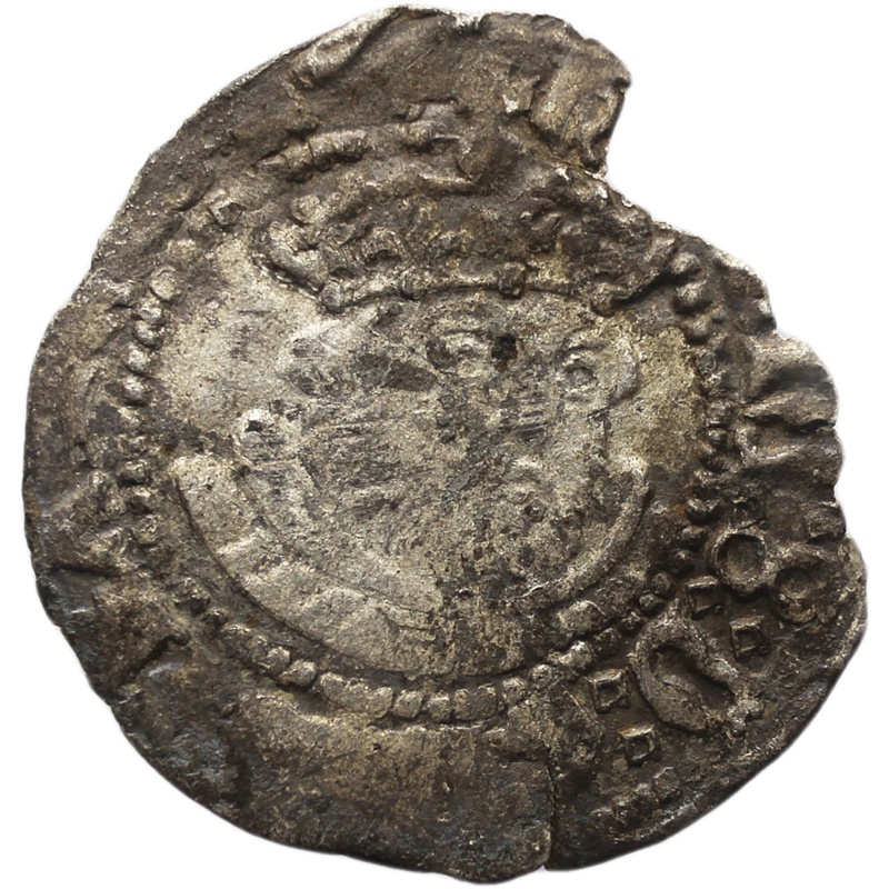 1547-1551 Henry VIII Half Groat England Coin Canterbury Mint Posthumous issue