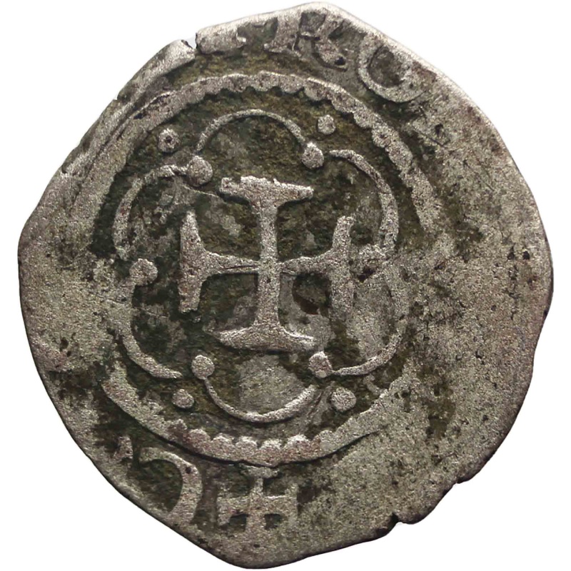 1572 – 1618 One Soldino Republic of Genoa Italian states Silver Coin