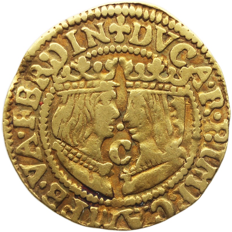 1590-93 Ducat Gold Netherlands Coin Kampen City