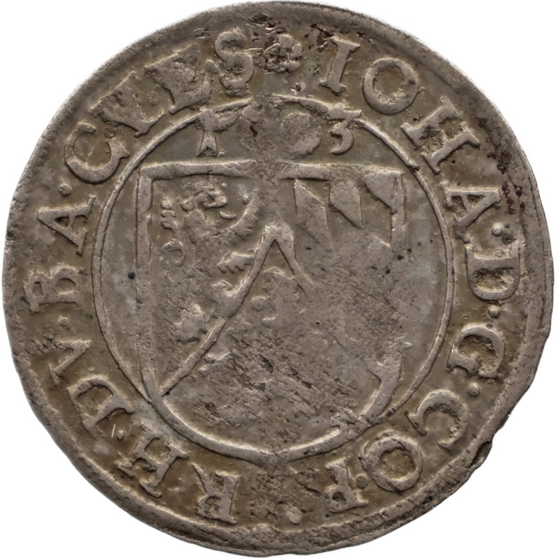 1603 3 Kreuzers John I Duchy of Palatinate-Zweibrücken Coin