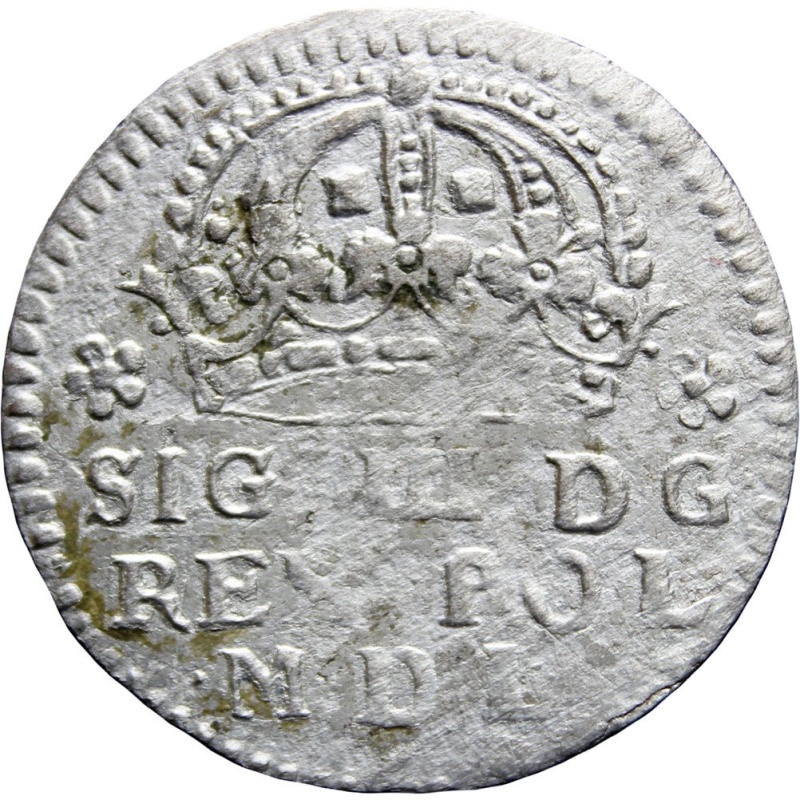 1609 Grosz Sigismund III Groschen Polish–Lithuanian Commonwealth Silver Coin Mint Krakow