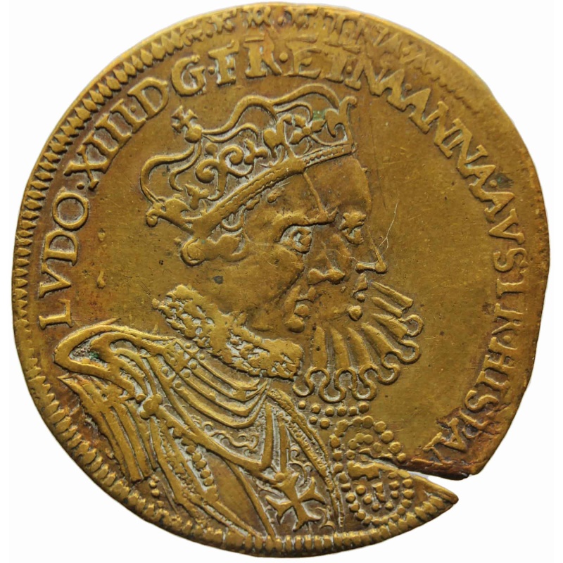 1616 France Louis XIII Marriage with Anne of Austria Token