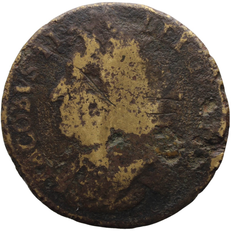 1689 30 Pence James II Gun Money Large Coinage Ireland