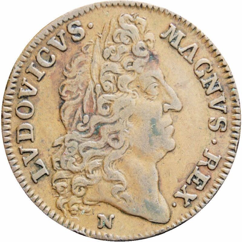 1695 France Louis XIV Token Sensit La Ville de Paris
