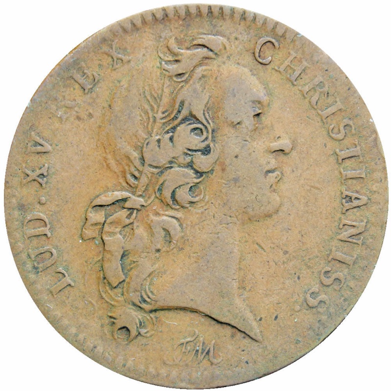 1750 France Louis XV Tresor Royal Token