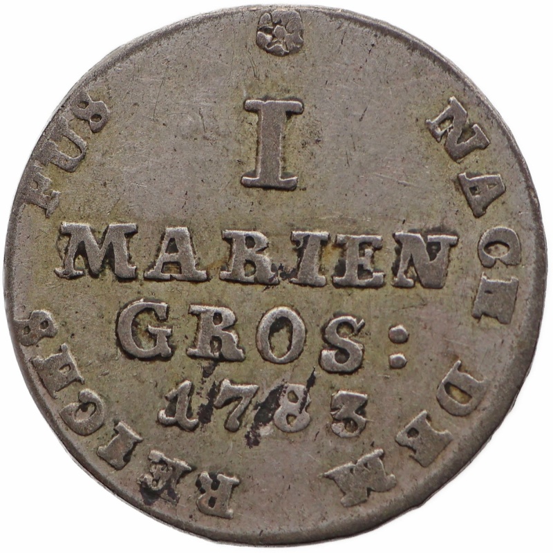 1783 IWS 1 Mariengroschen Braunschweig-Calenberg-Hannover Coin Germany George III