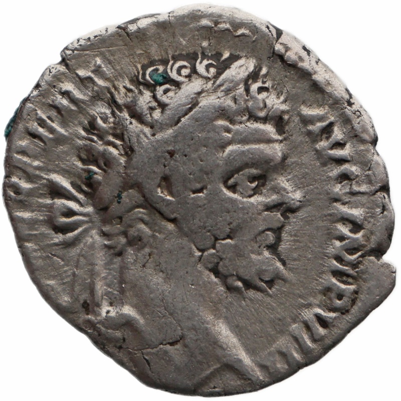 196-197 Roman Empire Denarius Septimius Severus Coin IMP VIII