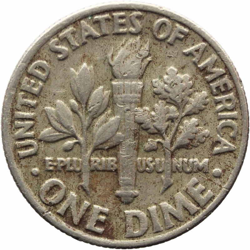 1985 One Dime Roosevelt United States Coin Philadelphia Mint