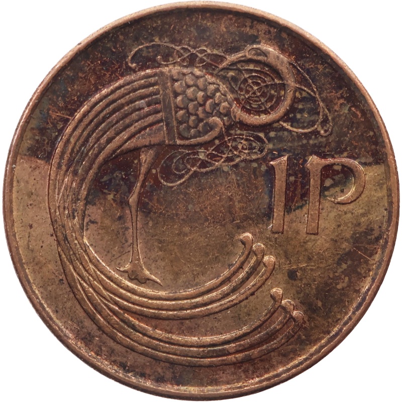 1996 One Penny Ireland Coin