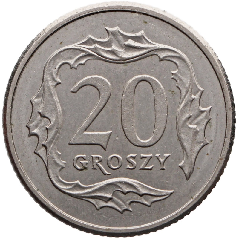 1998 20 Groszy Poland Coin