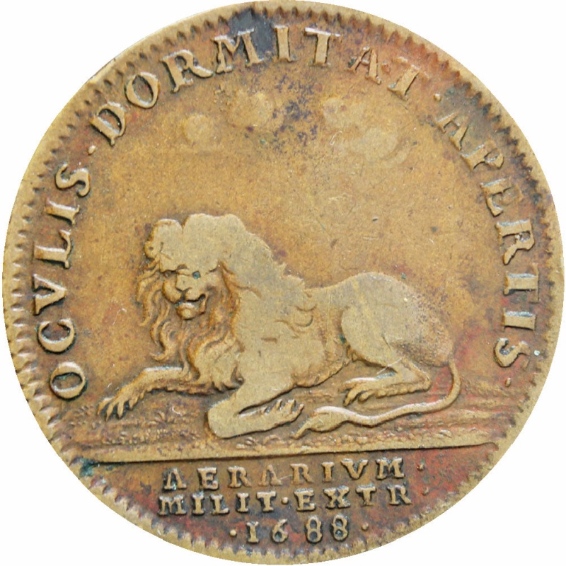France 1688Louis XIV Ocvlis Dormitat Apertis Token Jeton