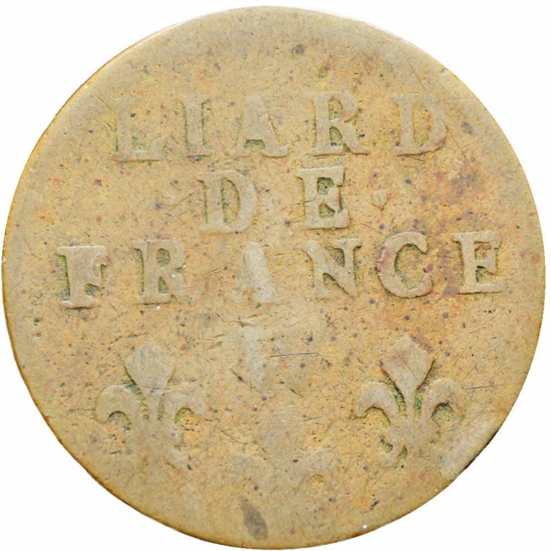 France 1714 W Liard Ludwig XIV Coin
