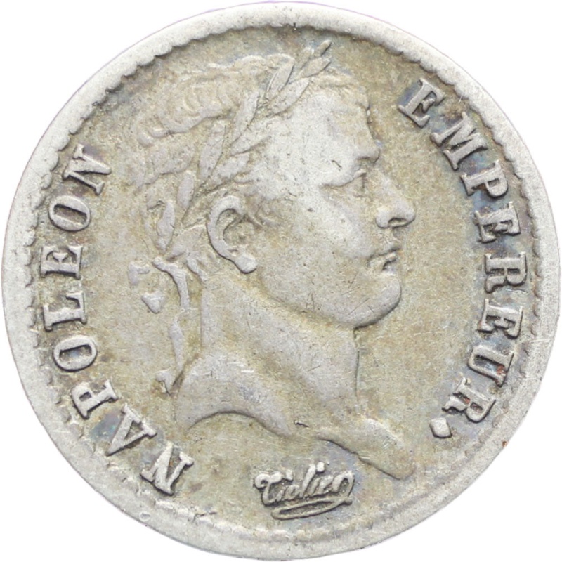 France Napoleon 1812 Demi Franc Silver Coin