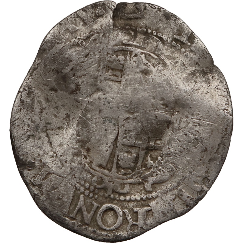 1639 - 1640 Half Groat Charles I of England Coin Triangle Mint