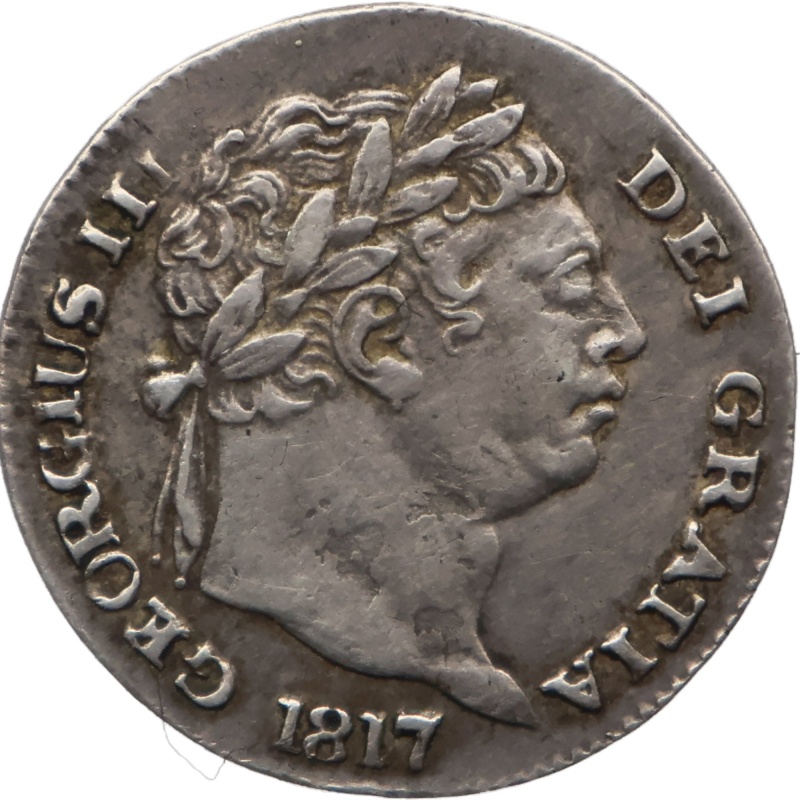 1817 1 Penny George III Maundy Coinage UK Coin