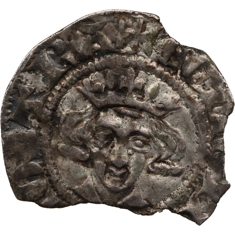 1310-1330 Sterling Toul France Denier Coin John II of Arzilières / Amedeus of Geneva