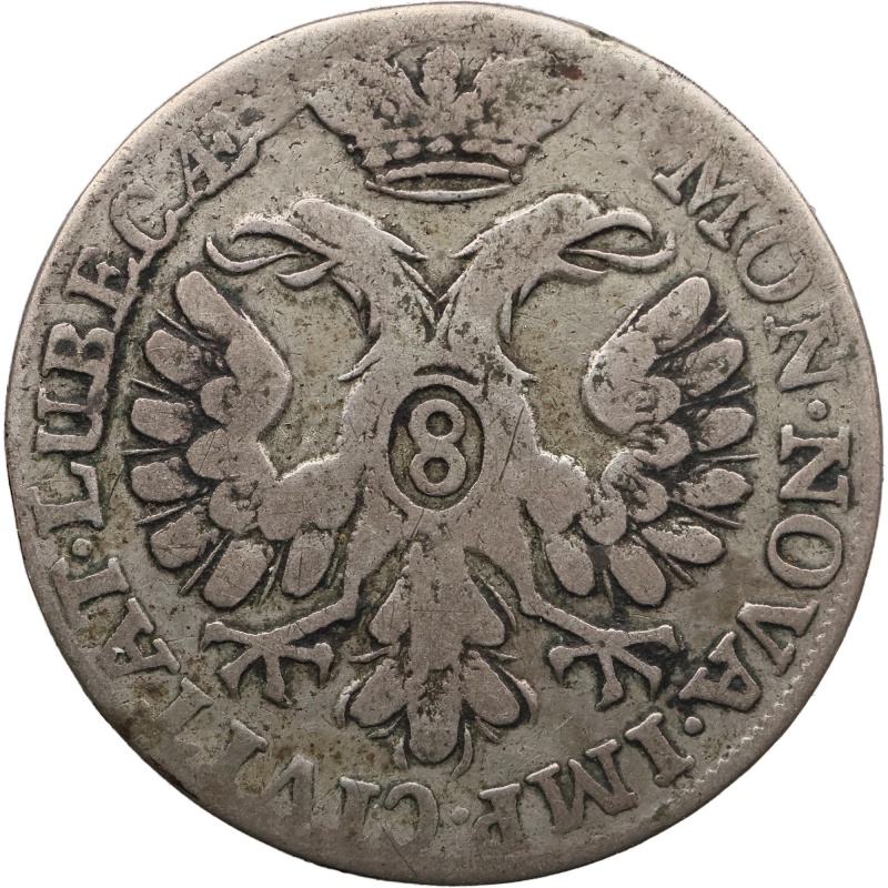 1727-1758 8 Schilling Lübeck Free Hanseatic city Coin Germany