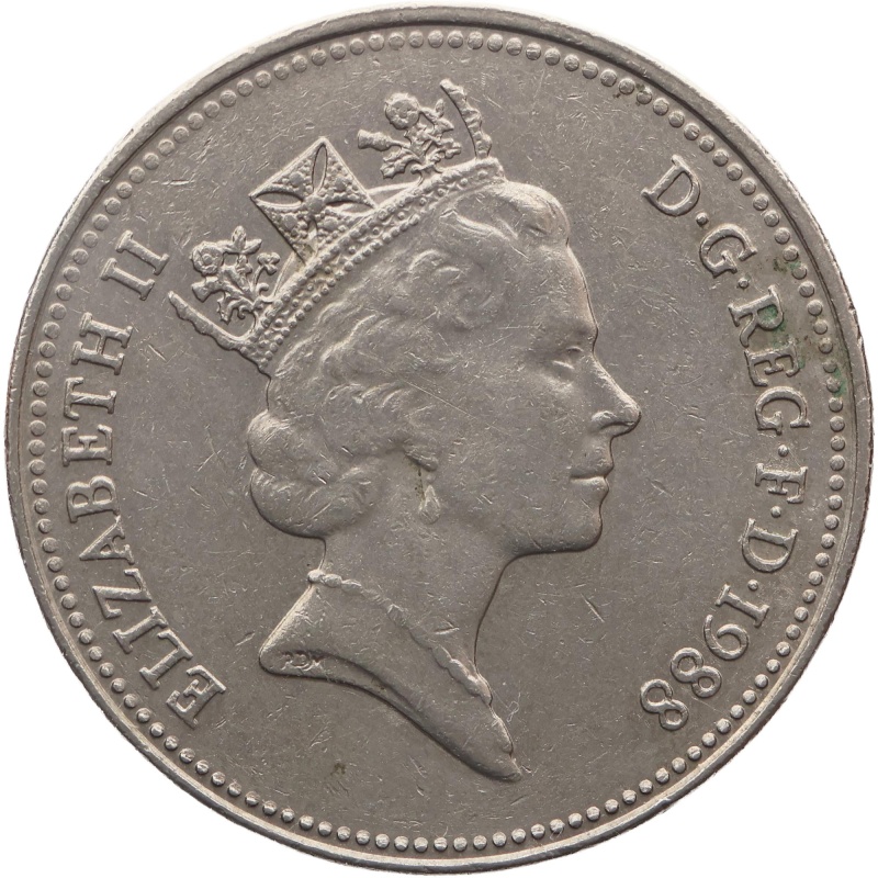 1988 Five Pence United Kingdom Coin Mint London
