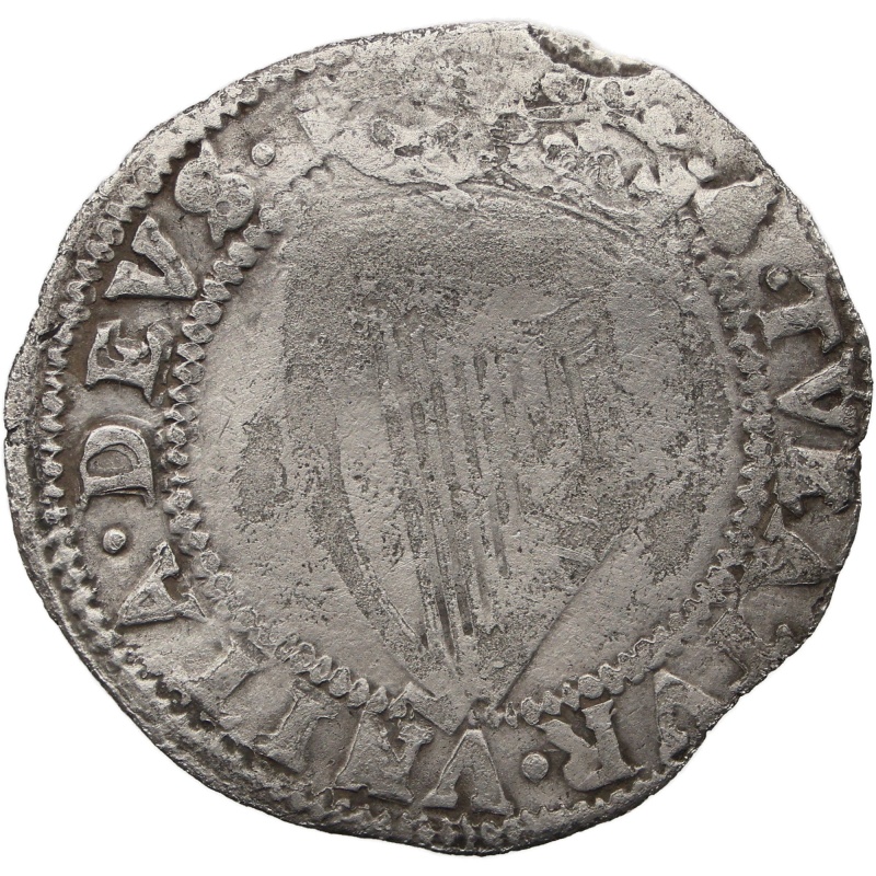 1603-1604 6 Pence James I Ireland Coin First Coinage Bell Mint Mark