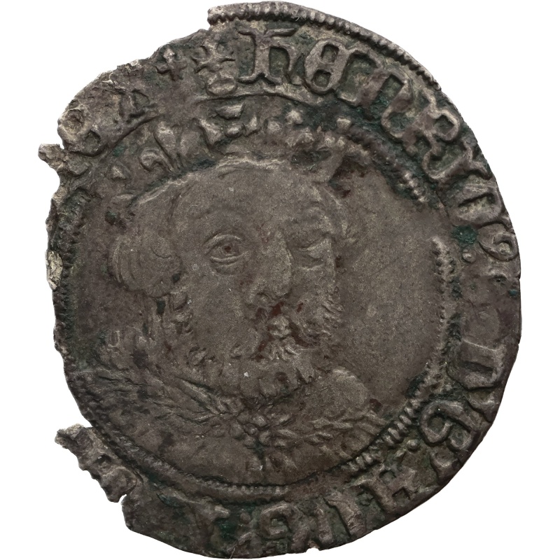 1546 - 1547 Groat Henry VIII 3rd coinage Bristol Mint