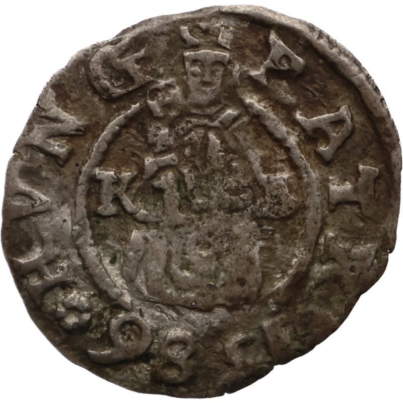 1586 Denar Rudolf of Hungary Kremnitz Mint Coin