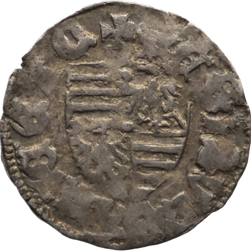1390 - 1427 Denier Sigismund of Hungary Coin Silver