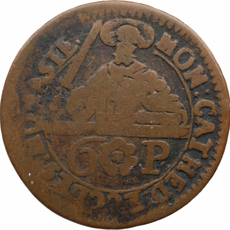 1762 6 Pfenning Münster Coin Cathedral chapter