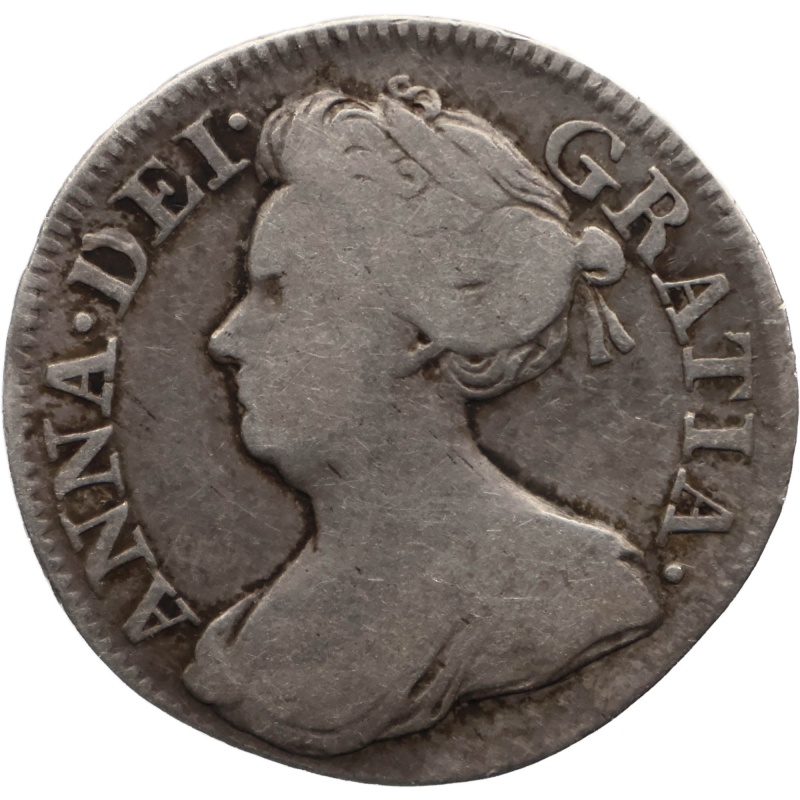 1708 3 Pence Maundy Queen Anne Coin UK Silver