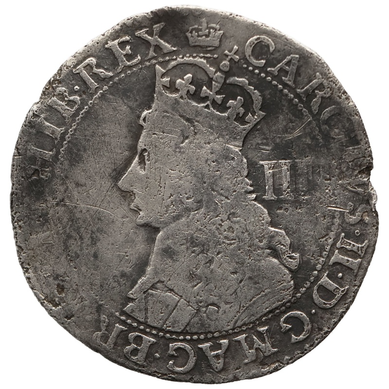 1660 - 1662 4 Pence Charles II Coin England 3rd Hammered Issue