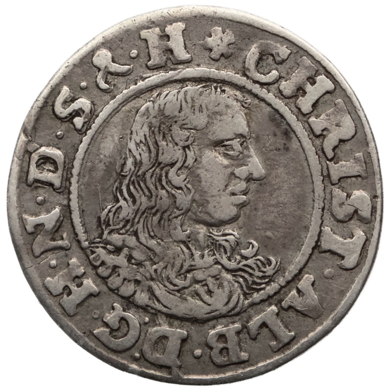 1670 1⁄16 Thaler Danish Schleswig and Holstein Coin Christian V