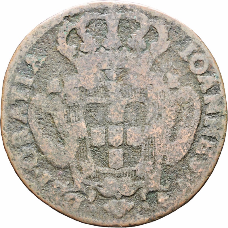 Portugal 1736 10 Reis John V Coin