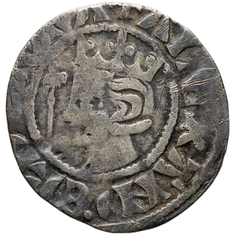 Scotland 1280-1286 Penny Alexander III Coin 20 Points Silver 2nd Coinage