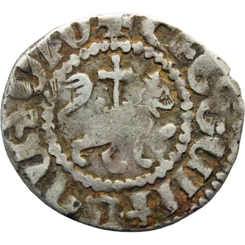 1307 – 1320 Cilician Armenia One Takvorin Oshin Silver Coin Sis Mint