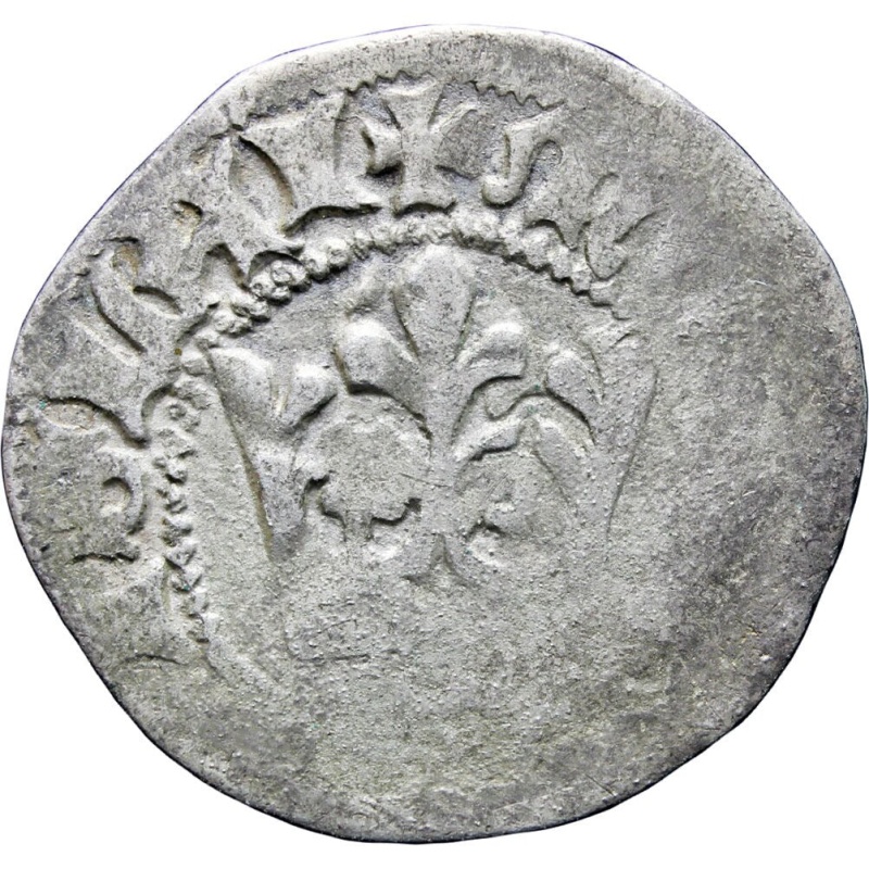 1386 - 1434 Władysław Jagiełło półgrosz crown Half Groschen Ladislaus Jagiello Poland Coin