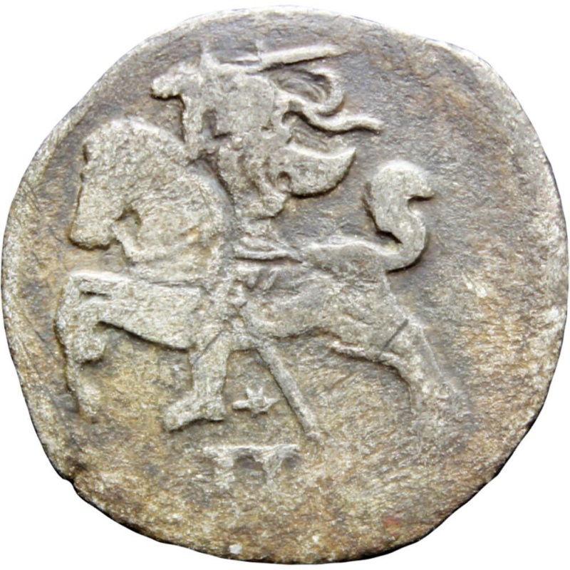 1566 Lithuania Sigismund II Augustus 2 Denar Coin Silver