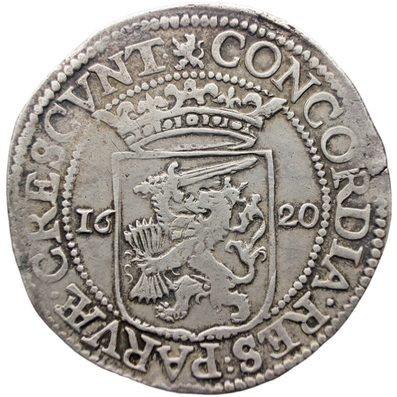 1620 1 Rijksdaalder Dutch Republic Netherlands Coin Silver