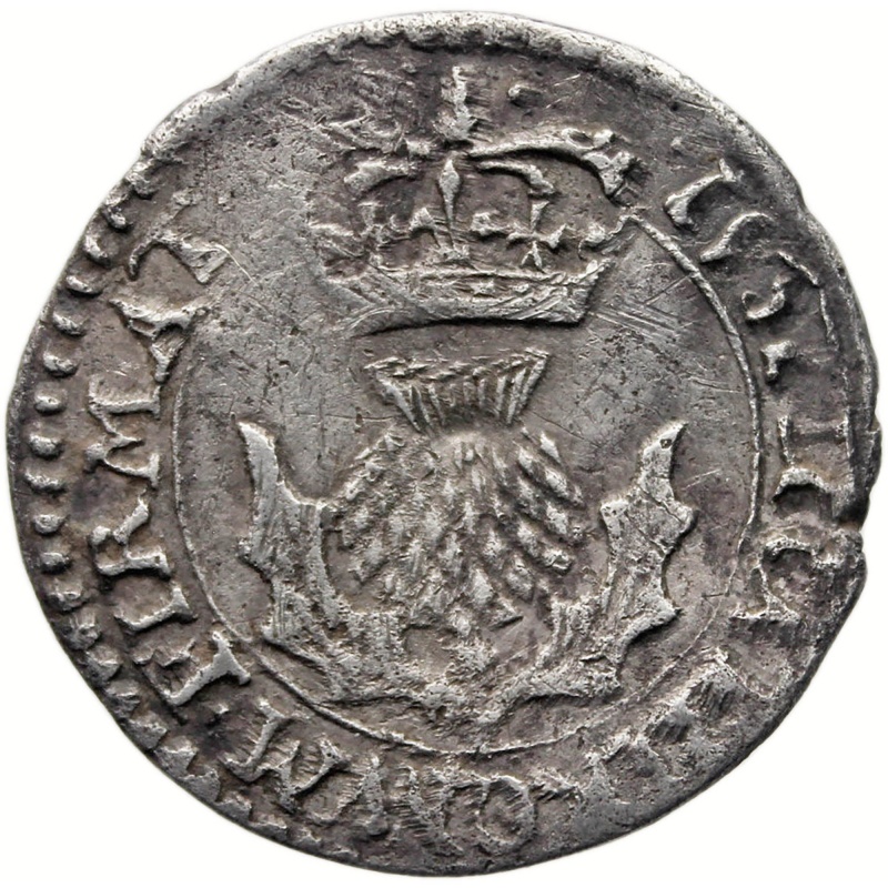1625-1649 20 Pence Charles I Coin Scotland Silver