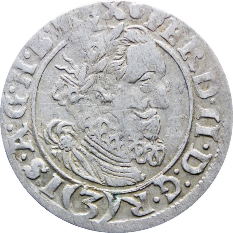 1627 3 Kreuzer Ferdinand II Breslau Mint Holy Roman Empire Coin