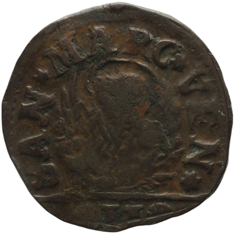 1691-1709 2 Soldi Dalmatia & Albania Republic of Venice Coin