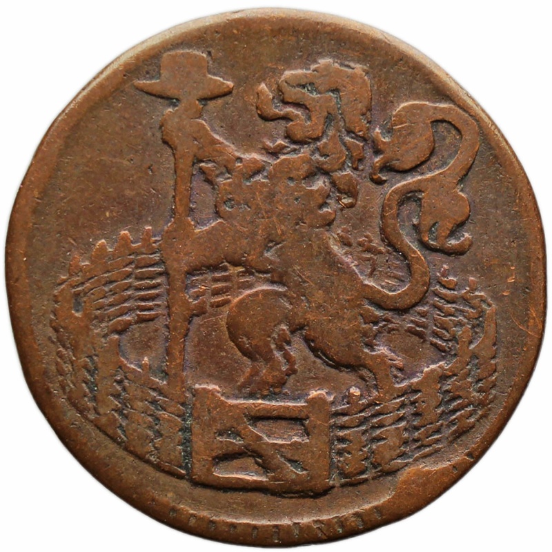1739 1 Duit Dutch Republic Netherlands Coin