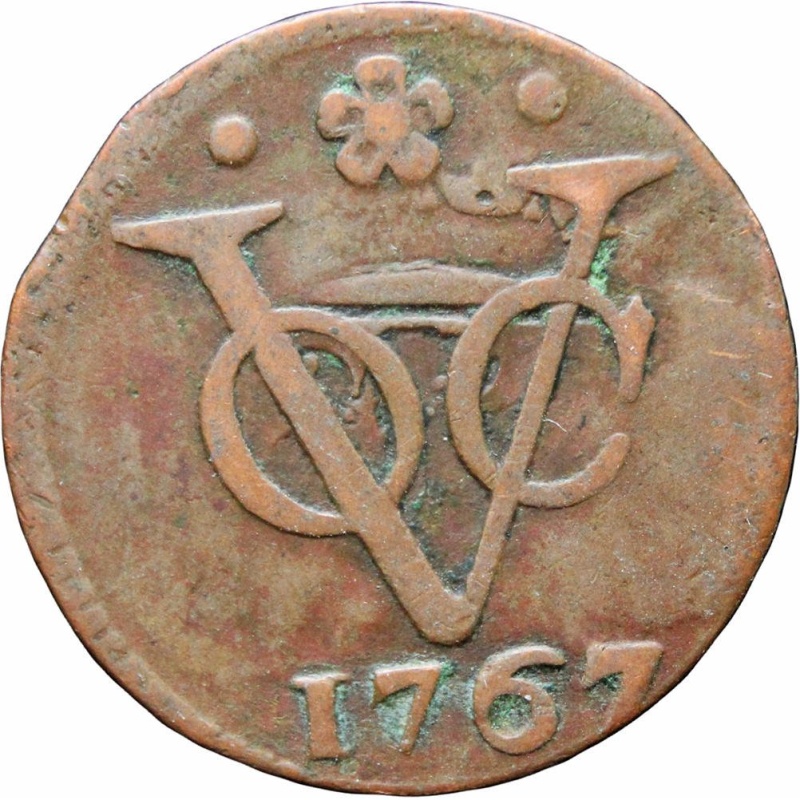 1767 Duit Netherlands East Indies Coin