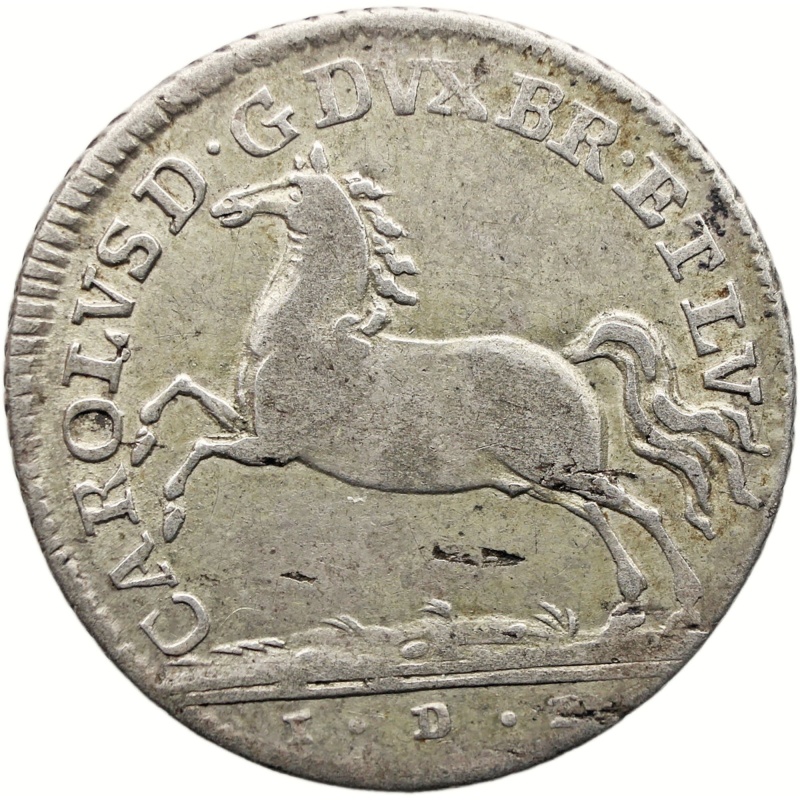 1773 1/6 Thaler Brunswick-Wolfenbüttel Germany Coin Karl I Silver