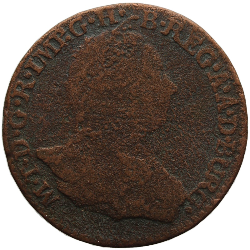 1777-1780 Austrian Netherlands 2 Liards / 2 Oorden Maria Theresia Coin