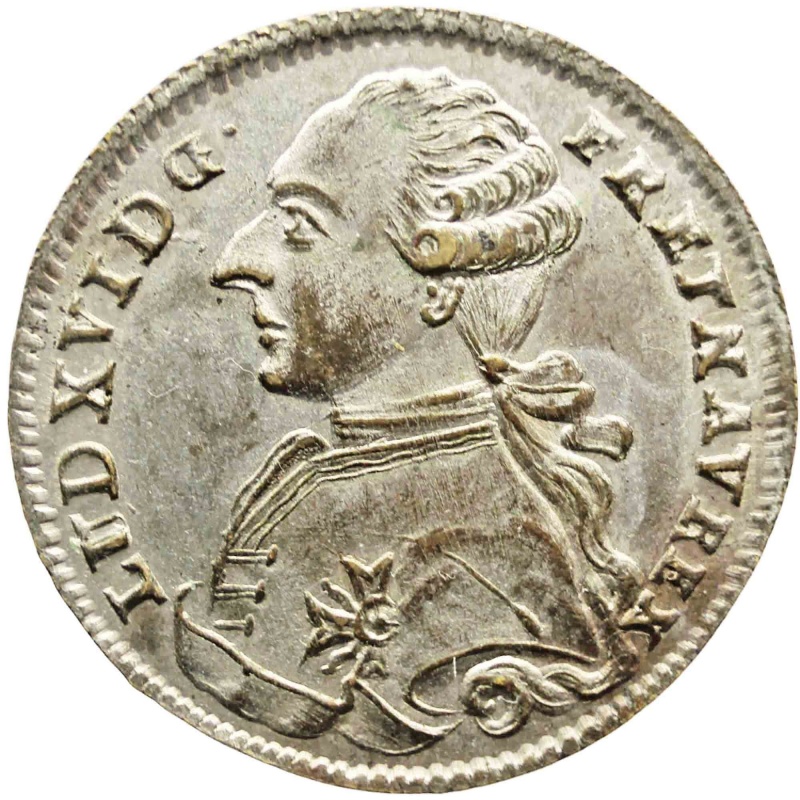 1791 France Token Louis XVI