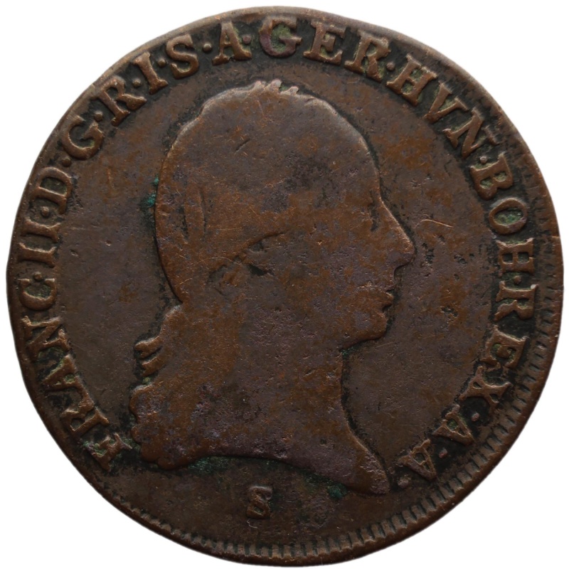 1800 3 Kreuzer Austria Habsburg Franz II Coin Schmollnitz Mint