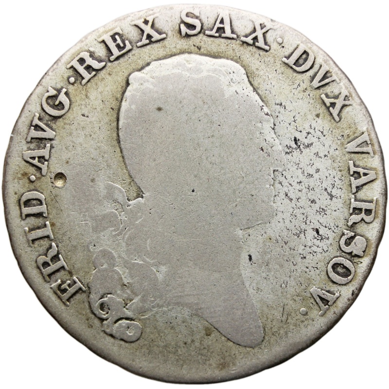 1813 1/3 Talara Duchy of Poland Coin Friedrich August I Silver