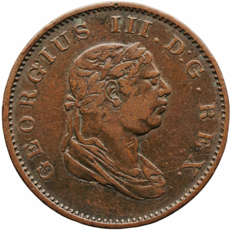 1813 Half Stiver Demerara and Essequibo Coin George III
