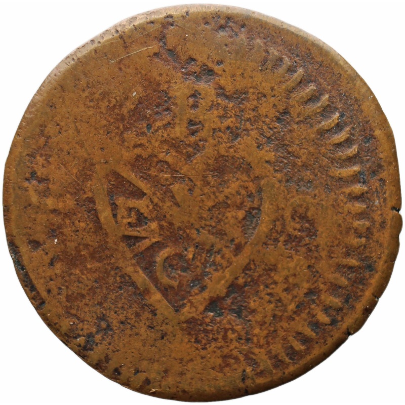 1813 Z 1/2 Stuiver British East Indies Coin